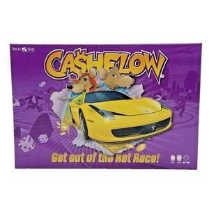 Cashflow Get Out of the Rat Race Board Game Rich Dad Robert Kiyosaki Complete